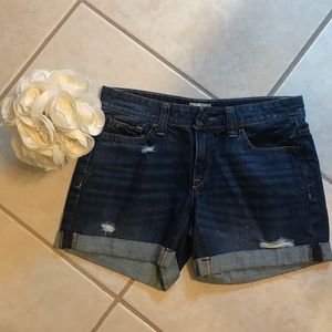 Aeropostale Distressed Denim Shorts